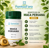 Maca Peruana 500mg 120 Doses
