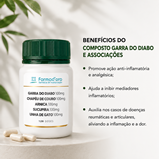 Garra do diabo 100mg e Associações 120 Cápsulas