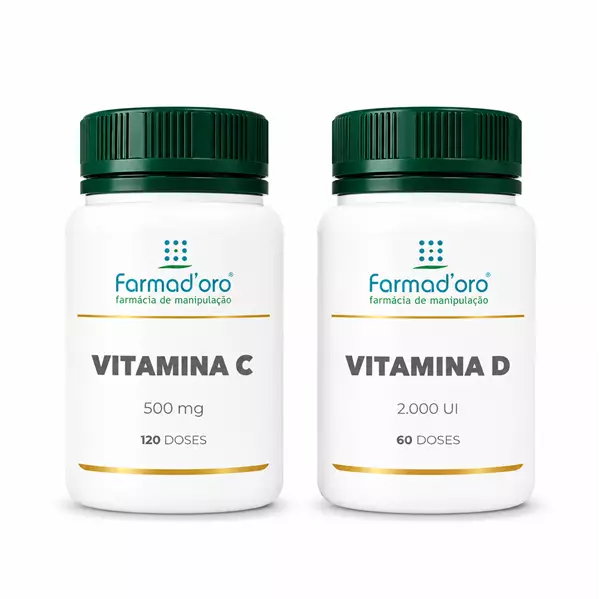 Kit Vitamina C + Vitamina D