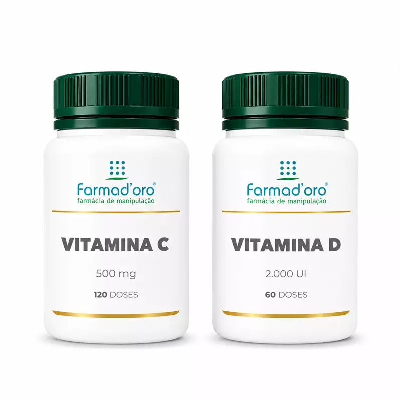 Kit Vitamina C + Vitamina D