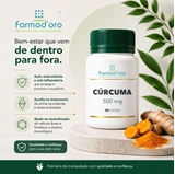 Cúrcuma 500mg 60 Doses