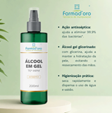 Álcool em gel Glicerinado 200ml
